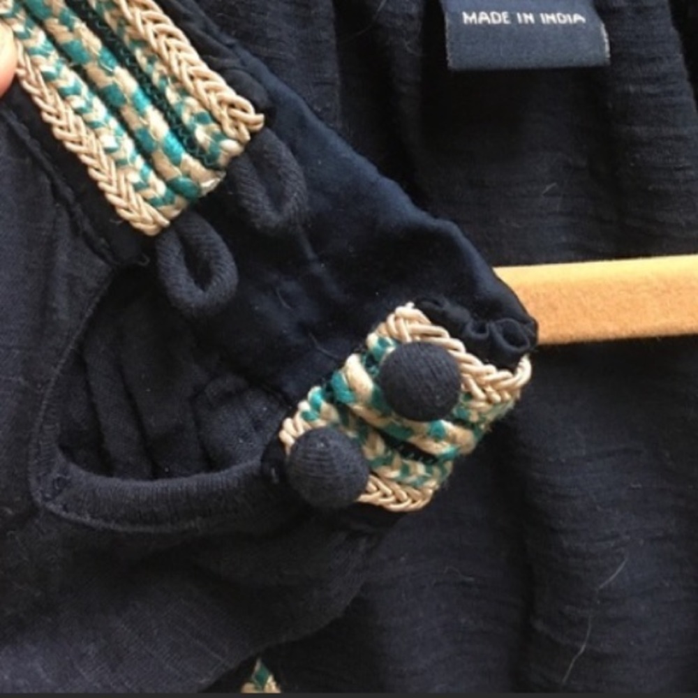 LUCKY BRAND Navy Embellished Knit Tunic - Picture 8 of 8